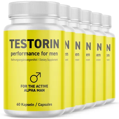 Produktbild von Testorin Caps - Liebe, Lust und Leidenschaft - für aktive Männer - 60 Kapseln 6x