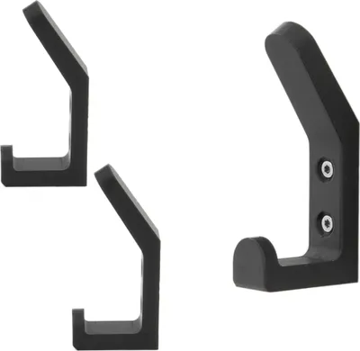 Produktbild von 2x Garderobenhaken Kleiderhaken Universal Wandhaken Huthaken Mantelhaken Haken