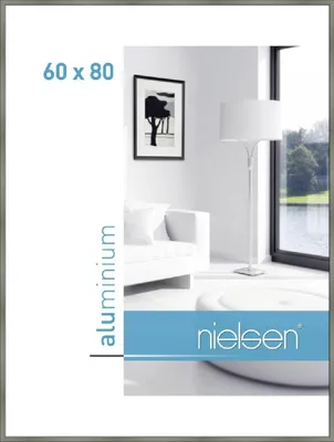 Produktbild von nielsen Aluminium Bilderrahmen Classic, 60x80 cm, Platin