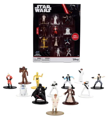 Immagine prodotto di Jada Star Wars - Confezione da 12 Nanofigs - Figurine multicolori - Bambini - Multicolore - Taglia unica
