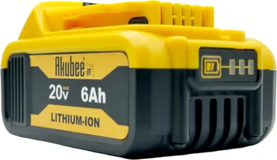 Image de Batterie 18 V - 20 V max 6,0 Ah, compatible avec DeWalt XR 20 V max  Akubee