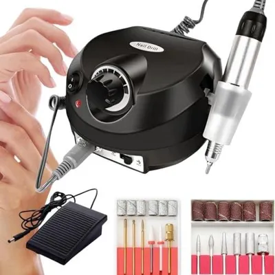 Zdjęcie produktu dla Frezarka do paznokci 65W profesjonalna manicure pedicure + frezy