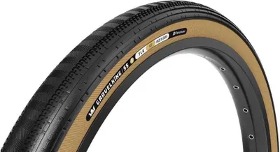 Obrázek produktu pro Gravelking Semi Slick R 28", skládací pneumatika TLR - černá/skinwall - 45-622 / 28 x 1,7 palce