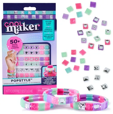 Produktbild von Cool Maker PopStyle Armband Studio Nachfüllset, Armbänder-Bastelset für Kinder, 7 Jahr(e), Mehrfarbig