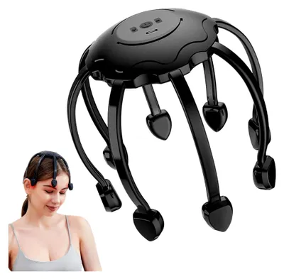 Produktbild von Kopfmassagegerät in Form eines Oktopus mit automatischen Klauen