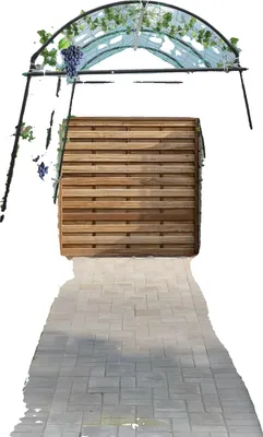 Image de Arche de jardin, largeur réglable, structure en acier durable, L
