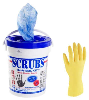 Obrázek produktu pro Dönges Scrubs in a bucket Bundle (vlhčené odmašťovací ubrousky)