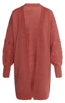 Immagine prodotto di Cardigan in maglia da donna Jeona - rosa antico, XL/XXL