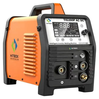 Imagen del producto de Máquina de soldadura TIG TIG200P AC DC - Potencia de 200 amperios - Para soldar aluminio y acero inoxidable