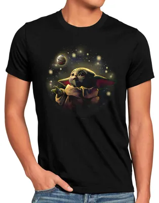 Produktbild von A.N.T. The Baby Herren T-Shirt yoda mando kopfgeldjäger