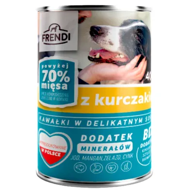 Produktbild von FRENDI with Chicken chunks in delicate sauce - nassfutter für Hunde - 400g