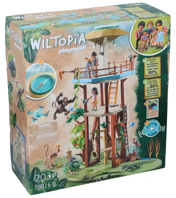 Productafbeelding van PLAYMOBIL Wiltopia Onderzoeksstation met kompas - 71008