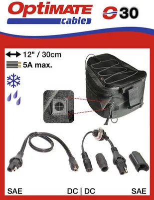 Produktbild von OPTIMATE Stromeingang für Tankrucksack/Hardcase