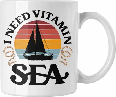 Produktbild von Trendation - Segeln Geschenk Tasse Mir Reichts Ich Geh Segeln Geschenkidee für Segler Kaffeetasse Besonders Segelboot Mann (Weiß)