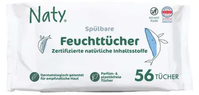 Produktbild von Eco by Naty Feuchtes Toilettenpapier - 56 Stk.