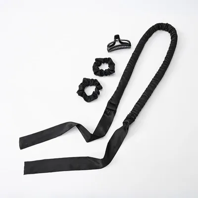 Produktbild von INF Effortless Heatless Curling Set für schöne Locken Schwarz