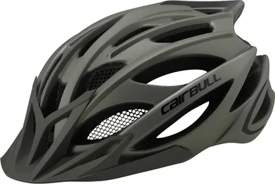 Produktbild von Cairbull CROSSOVER Fahrradhelm MTB Fahrrad Integriertes Hinterlicht Casco Ciclismo Road Mountain Helme Sicherheitskappe Orange_L (59-62CM)