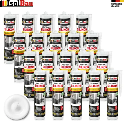 Neutralsilikon Naturstein Silikon Granit Marmor Sanitär Inn/Auß 1 - 48 x 300ml