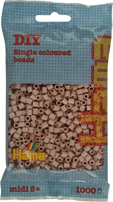 Produktbild von Hama Beutel mit 1000 Midi-Bügelperlen Blassrosa