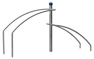 Produktbild von Art Outside Outdoor-Fitnessgerät "Armzug-Liegestütz-Station"