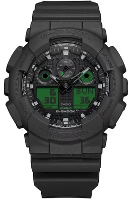 Produktbild von CASIO G-SHOCK Herren-/Damenuhr, schwarz, Casio-GA-100BEG-1AER