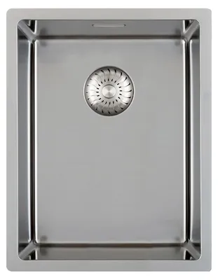 Produktbild von Solido 3D-Spüle CAPP34R10 Edelstahl Spülbecken - Integral-Siebkorbüberlaufventil - 380x440mm