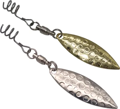 Produktbild von Predax Willow Spinnerblatt - 2 Spinnerblättchen für Softbaits, Farbe:goldfarben