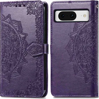 Produktbild von imoshion Mandala Klapphülle Google Pixel 8 - Violett