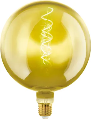 Produktbild von Eglo LED Spiral Filament Leuchtmittel Globe G200 4W E27 Gold 40lm extra warmweiß 1900K