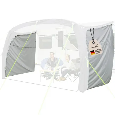 Produktbild von Skandika Seitenwände für Vorzelt Vika Air Caravan 400 | aufblasbares Vordach, Caravan Tarp, UV 50+, 3000 mm Wassersäule | Buszelt, Busvorzelt