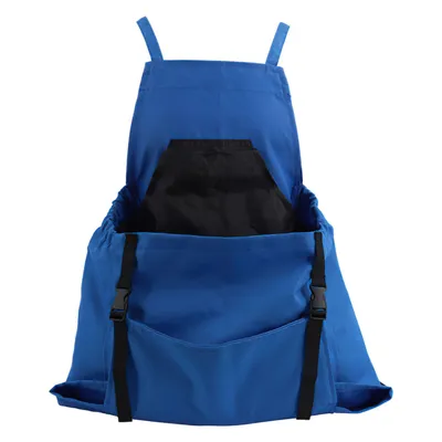 Produktbild von Gartenschürze mit Taschen, Verstellbare Wasserdichte Arbeitsschürze, Blau