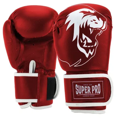 Produktbild von Super Pro Talent Boxhandschuhe Rot - 4 oz.