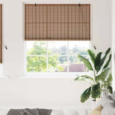 Productafbeelding van Maison Exclusive - Rolgordijn, bruin, 150 x 220 cm, bamboe