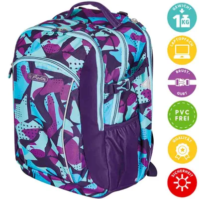 Produktbild von Herlitz Grundschulrucksack Ultimate CamoPurple