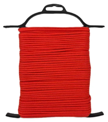 Image de Cordes de tension pour tentes, 25 mètres, rouge