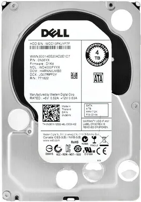 Produktbild von Festplatte Dell 4TB WD4000FYYX 64 Mb 7200Rpm Sata III 3,5" Zoll 0N36YX
