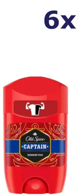 Produktbild von 6x Old Spice Captain Deodorant-Stick 50 ml