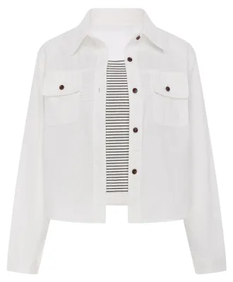 Image de TEYLON - Ensemble 2 pièces pour femmes - Blanc, taille S