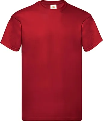 Image de Fruit of the Loom 61-082-0 | Original Herren T-Shirt - Farbe : Brick Red - Größe : XL