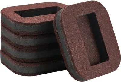 Imagen del producto de Deslizadores de fieltro, 5 unidades, para suelos de madera, antideslizantes, protegen contra arañazos