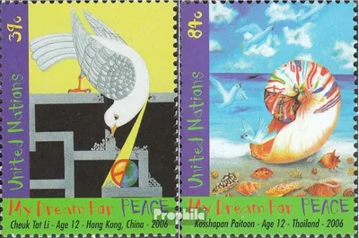 Produktbild von Briefmarken UNO - New York 2006 Mi 1030-1031 (kompl.Ausg.) gestempelt Weltfriedenstag