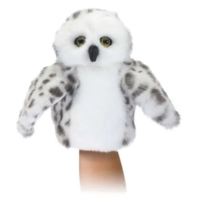 Produktbild von Folkmanis Little Snowy Owl, Handpuppe, Tier, 1 Stück(e)