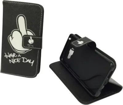 Produktbild von Handyhülle Tasche für Handy Samsung Galaxy A3 2016 Mittelfinger
