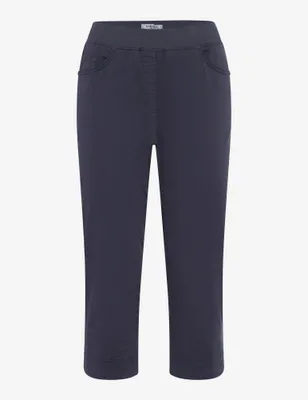 Produktbild von Raphaela by Brax - Damen Hose im Five-Pocket-Style, Pamina Capri (10-1900), Größe:44, Farbe:Clean Dark Blue (22)