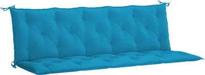 Produktbild von vidaXL Gartenbank-Auflage Hellblau 180x(50+50)x7 cm Oxford-Gewebe
