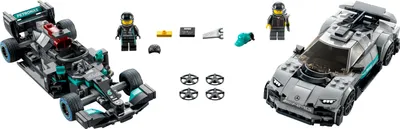 Obrázok produktu pre LEGO® Speed Champions 76909 Mercedes-AMG F1 W12 E Performance a Mercedes-AMG Project One