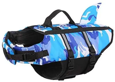 Produktbild von Famanu Schwimmweste für Hunde - Camouflage, Sicher und Reflektierend, Größe S