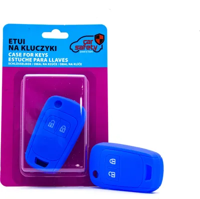 Produktbild von Silikonhülle Schlüsselcover BLAU für Opel Chevrolet