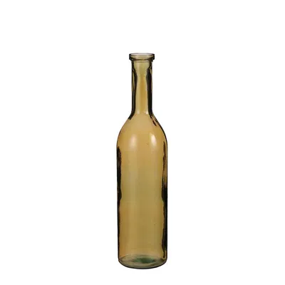 Zdjęcie produktu dla Szklana butelka Mica Decorations Rioja - H75 x Ø18 cm - Szkło z recyklingu - Ochra