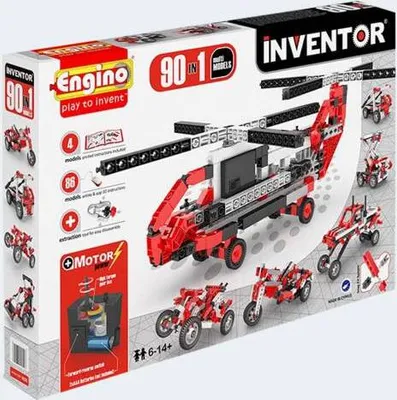 Produktbild von Engino Creative Builder 90 Modelle + Motor